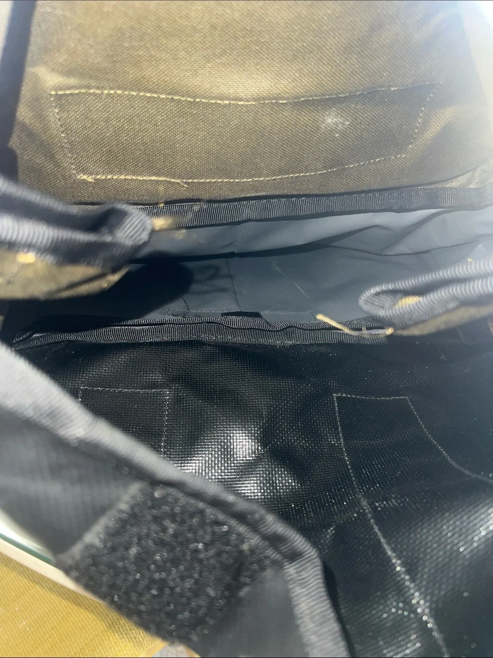 Chrome Roll-Top Backpack in Olive/Black